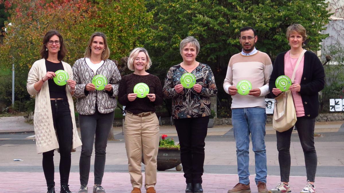Presentación de la campaña &#039;Gurea erabil dezakezu&#039; en Idiazabal.