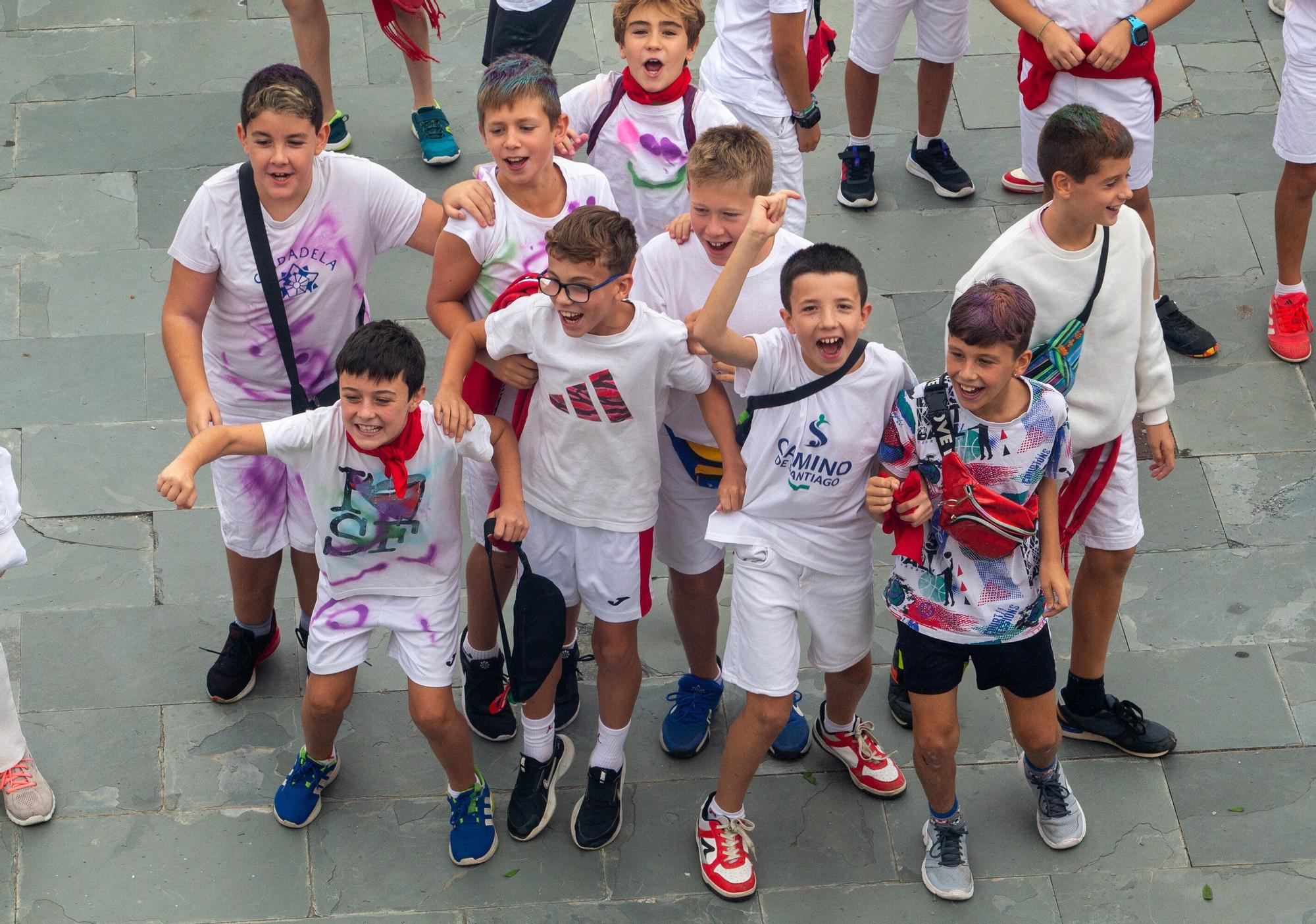 Fotos del cohete de fiestas de Zizur 2025