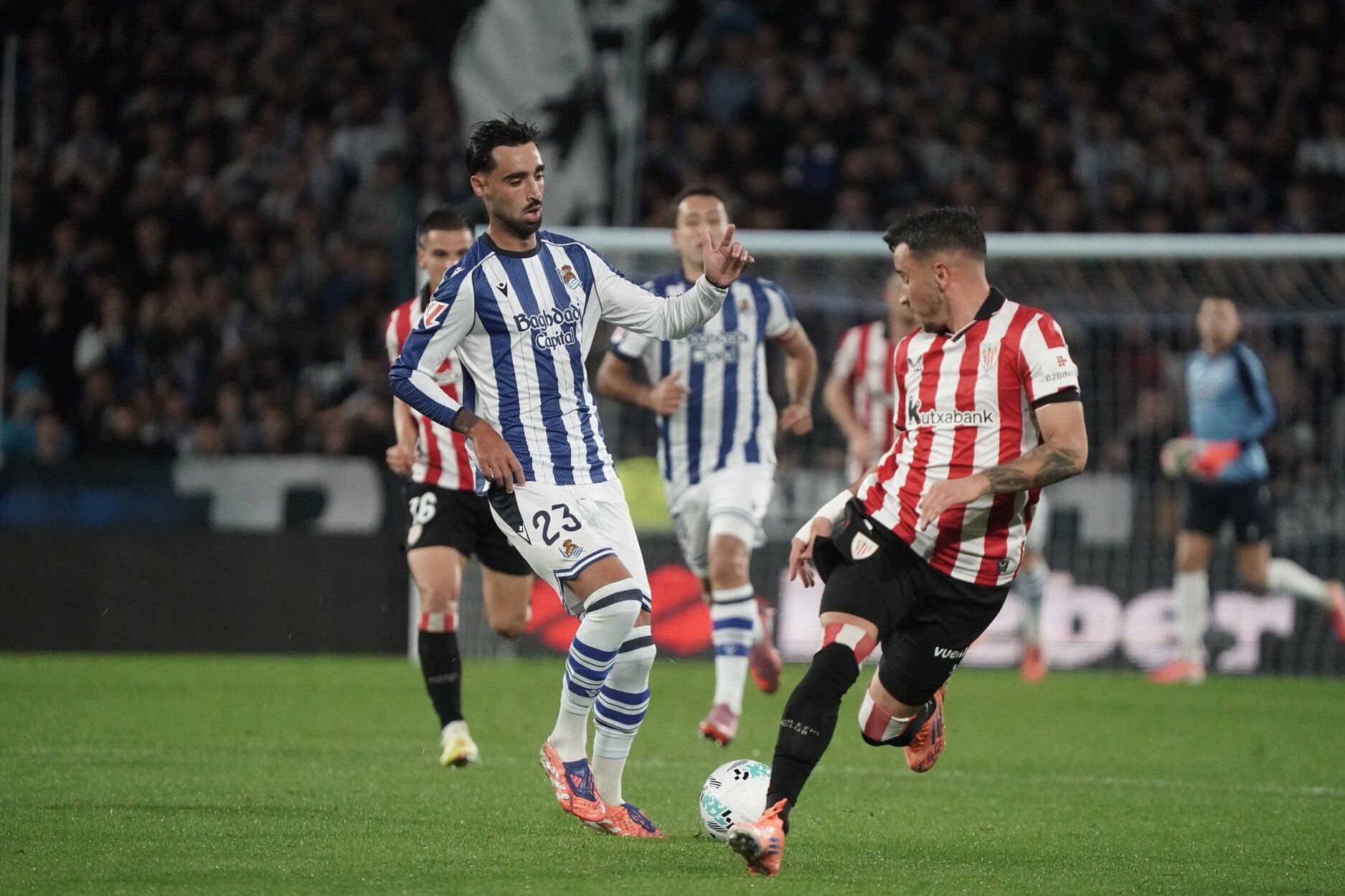 Las mejores imágenes del partido entre la Real y el Athletic