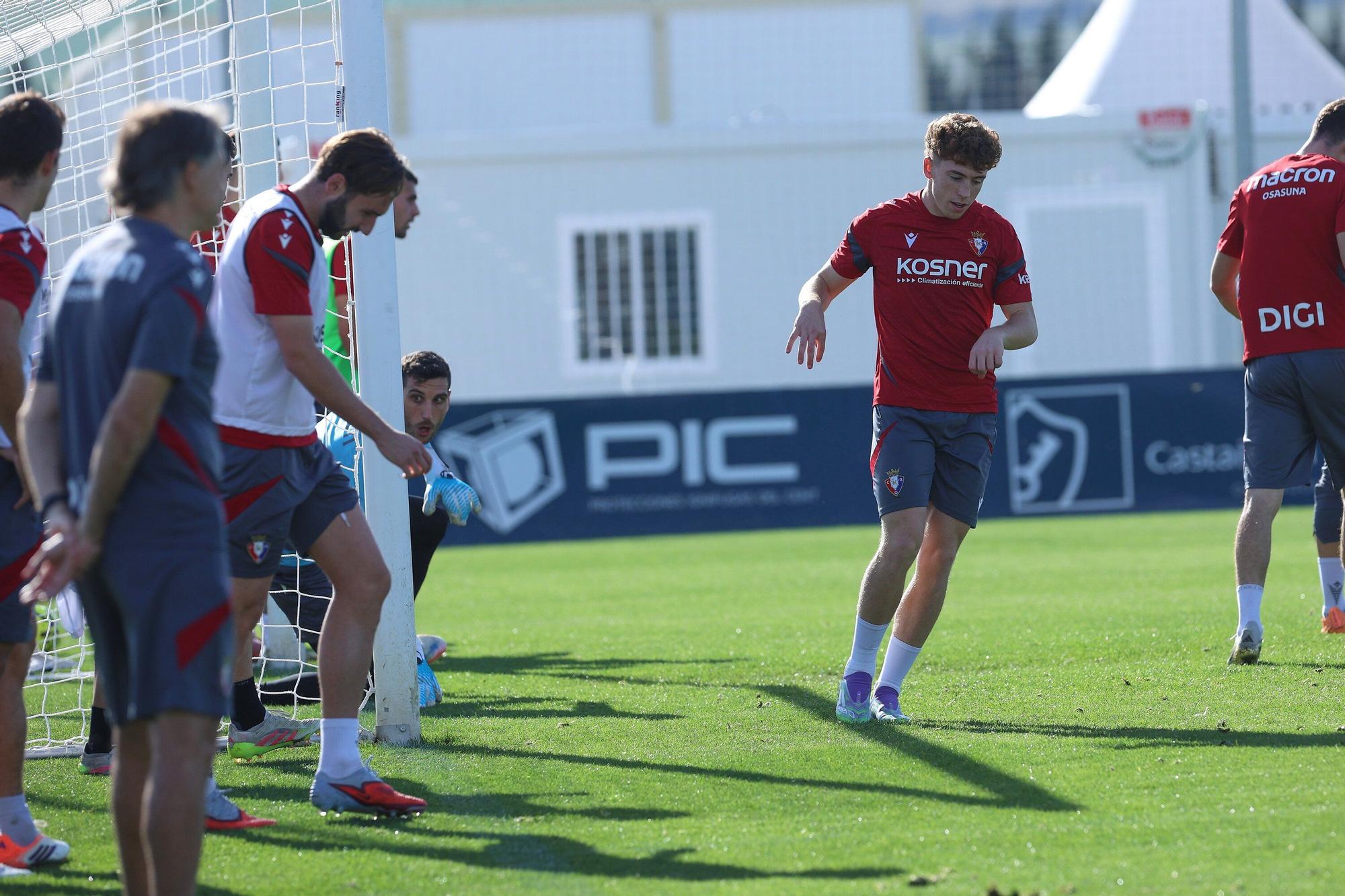 Fotos del entrenamiento de Osasuna de este miércoles 12 de noviembre
