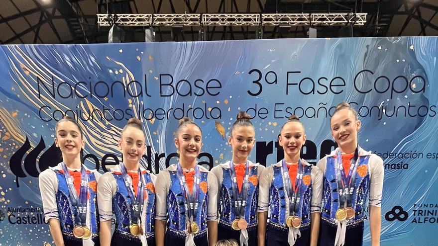 El Alaia Valle de Egüés triunfa en la tercera fase de la Copa de España de gimnasia rítmica