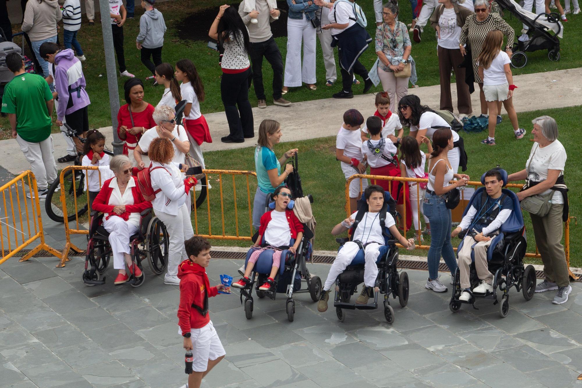 Fotos del cohete de fiestas de Zizur 2025