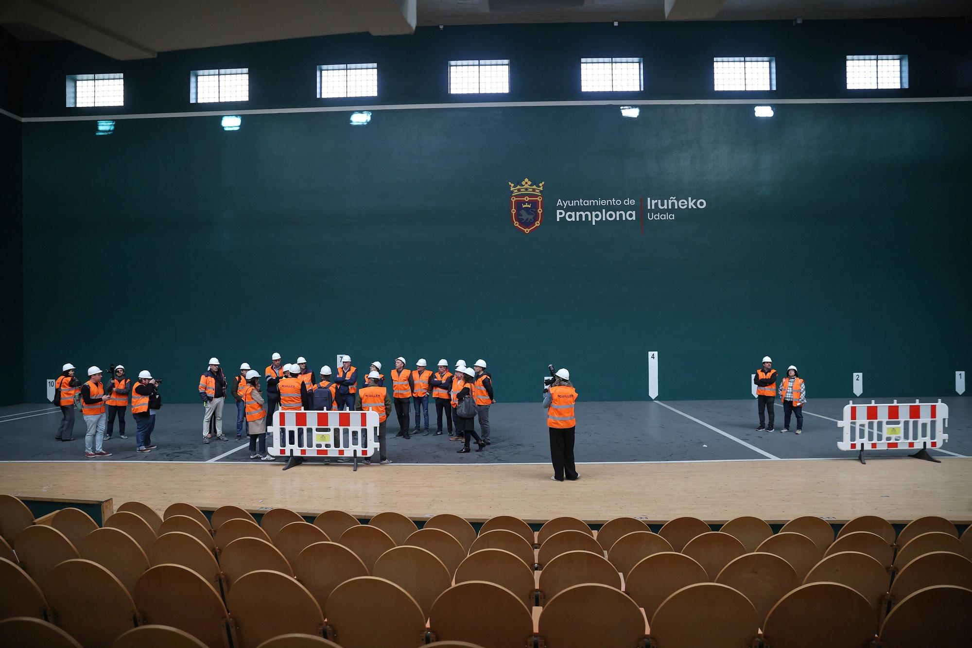 Obras de eficiencia energética en el frontón Labrit