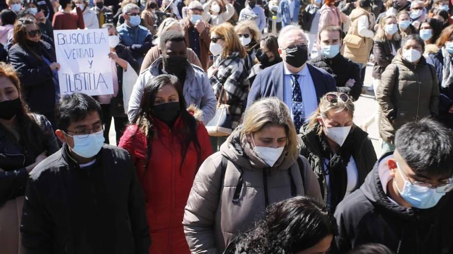 Manifestación por los náufragos desaparecidos del Villa de Pitanxo.