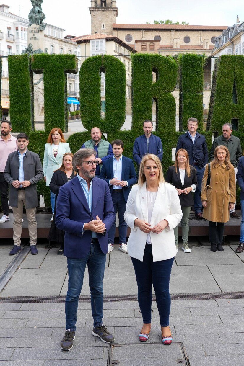 En imágenes: arranca la campaña en Vitoria