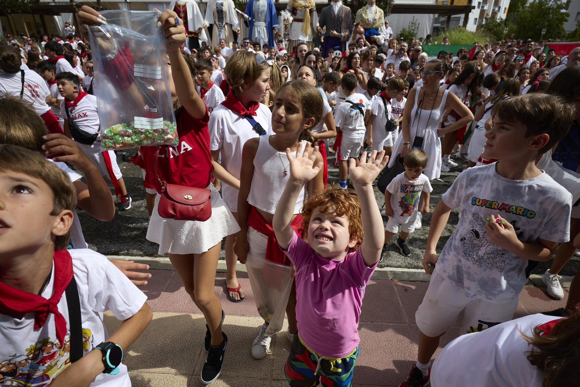 Fotos del chupinazo de fiestas de Noáin