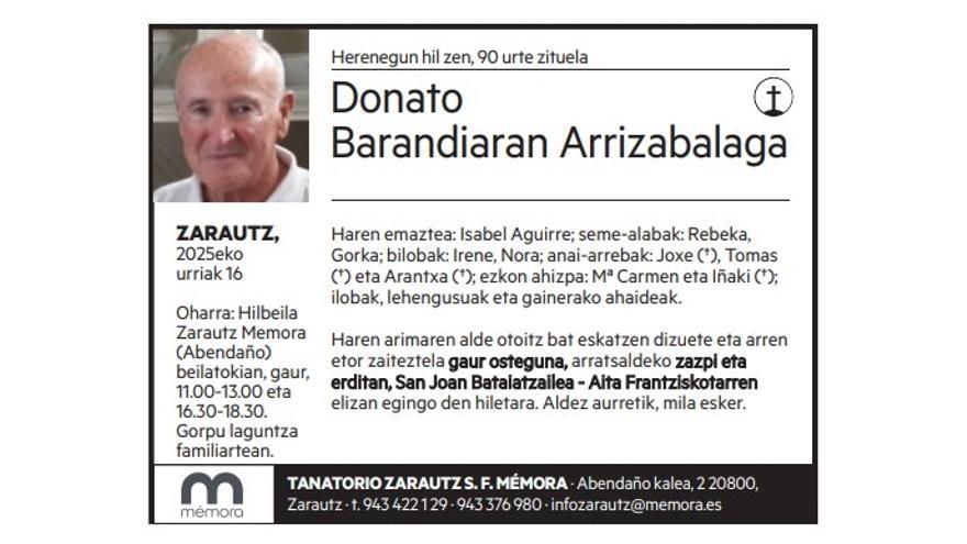 Donato Barandiaran Arrizabalaga