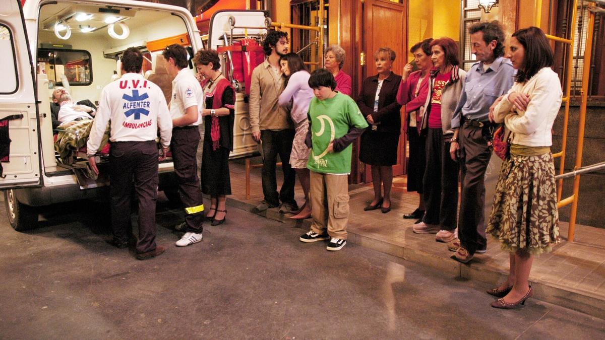Escena de la serie &#039;Aquí no hay quién viva&#039;.