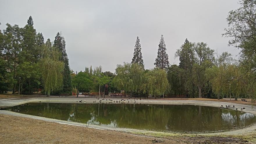 El estanque del parque de San Martín pasa por el 'taller'