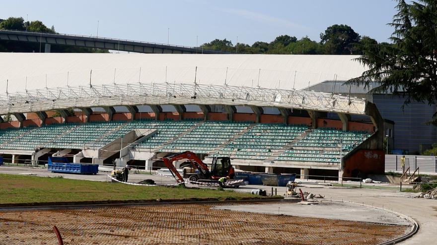 Las obras del Miniestadio de Anoeta avanzan a buen ritmo