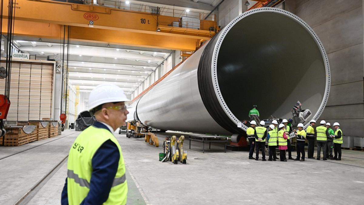 Visita a Haizea Wind con motivo de la primera ampliación.