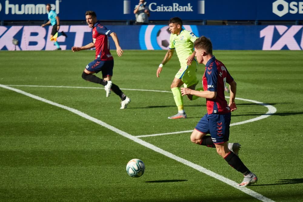 Imágenes del Osasuna Getafe este domingo en El Sadar