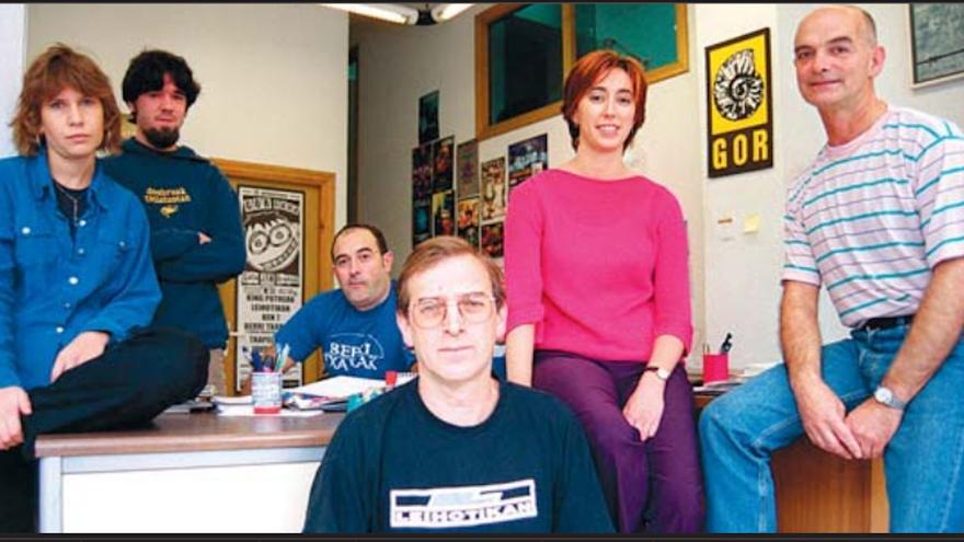 Primeros años de GOR, fundada en 1991en La Milagrosa, en Iruñea.