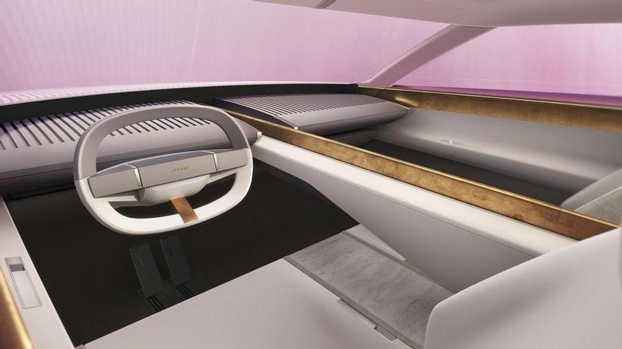 Interior del prototipo de Jaguar Type.