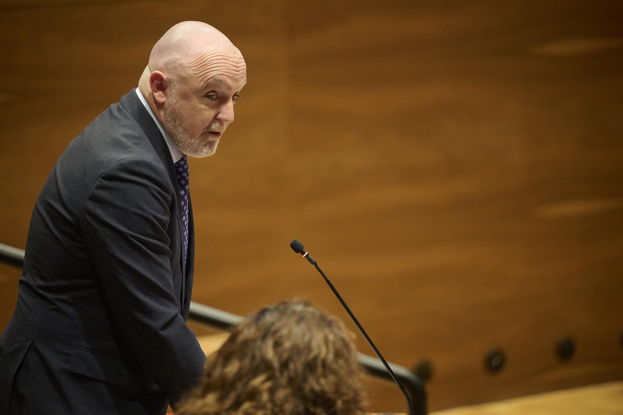 Fotos del pleno del Parlamento de Navarra de este 6 de noviembre