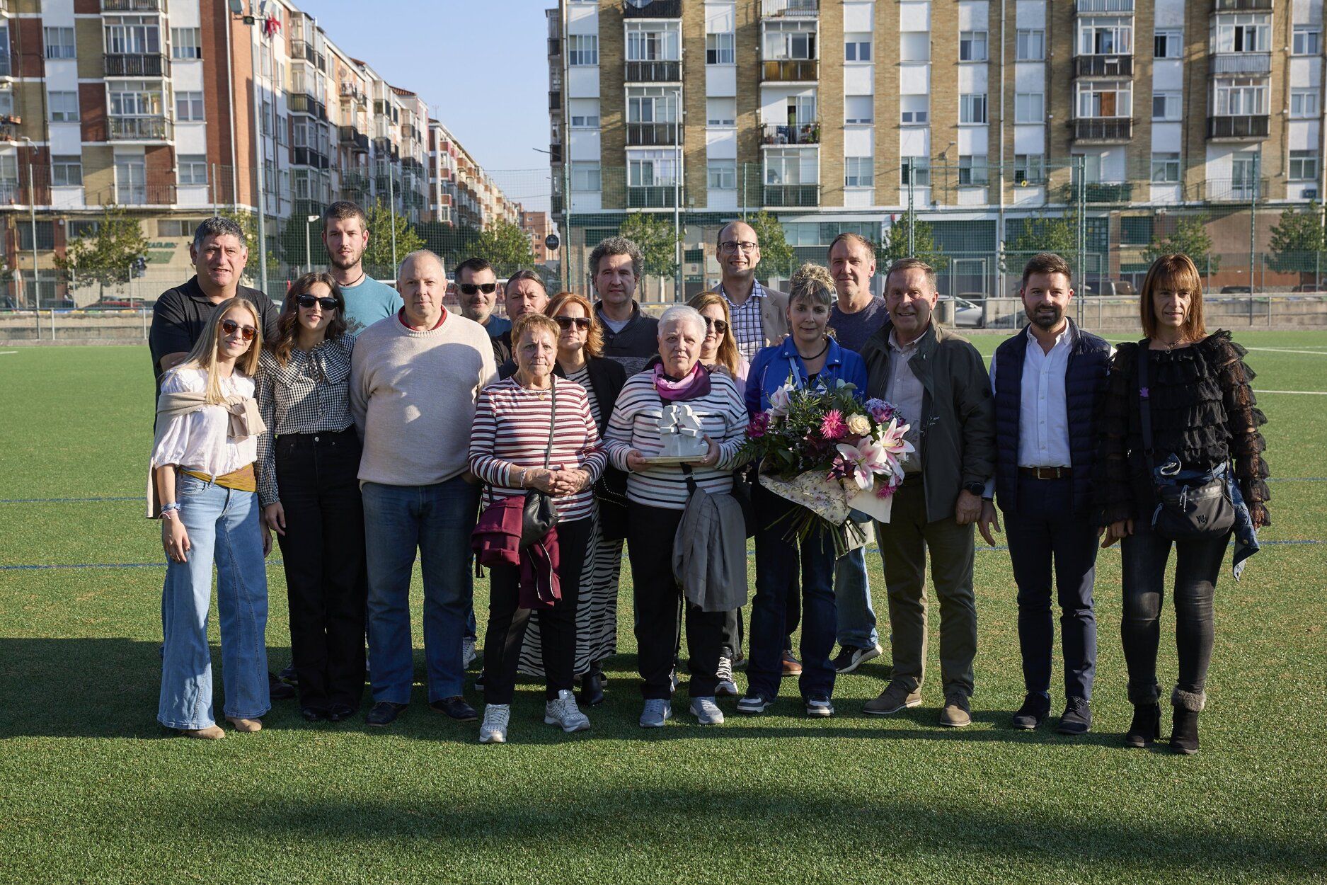 Fotos de la inauguración del campo de fútbol de Berriozar
