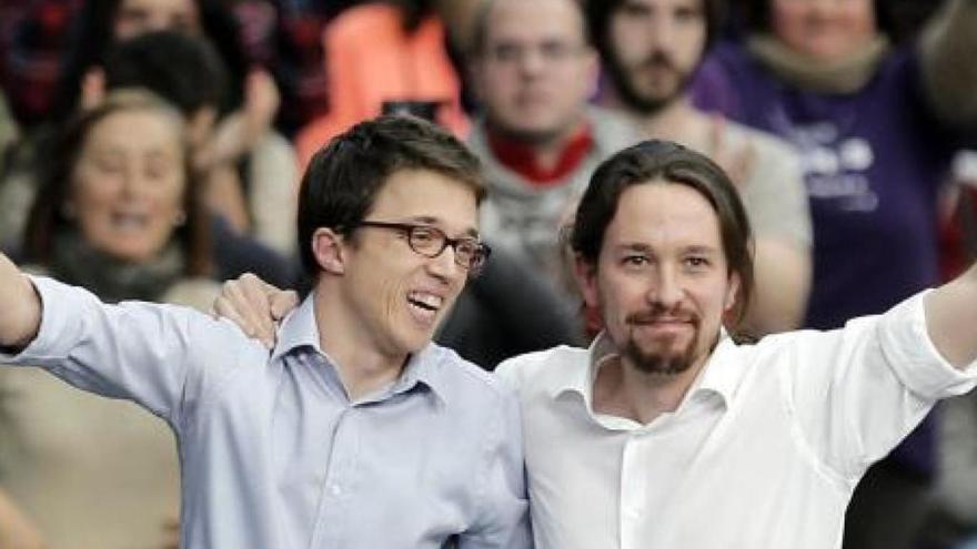 Iñigo Errejón y Pablo Iglesias en tiempos mejores para ambos