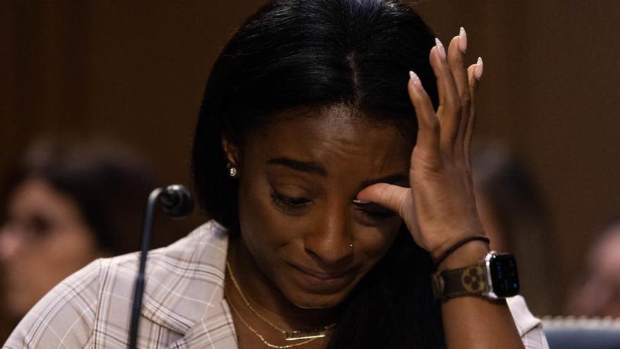 Biles culpa a la federación y a un &quot;sistema entero&quot; de los abusos de Nassar