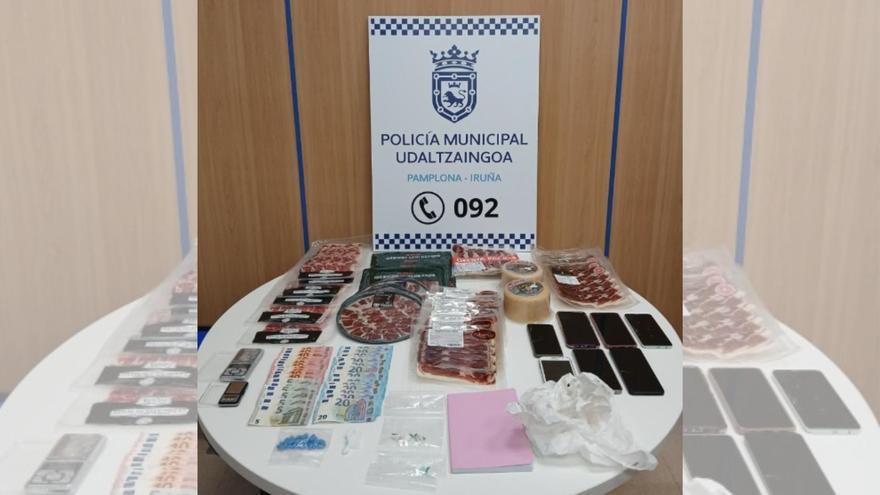 Detenida una mujer de 40 años en Pamplona por un delito contra la salud pública