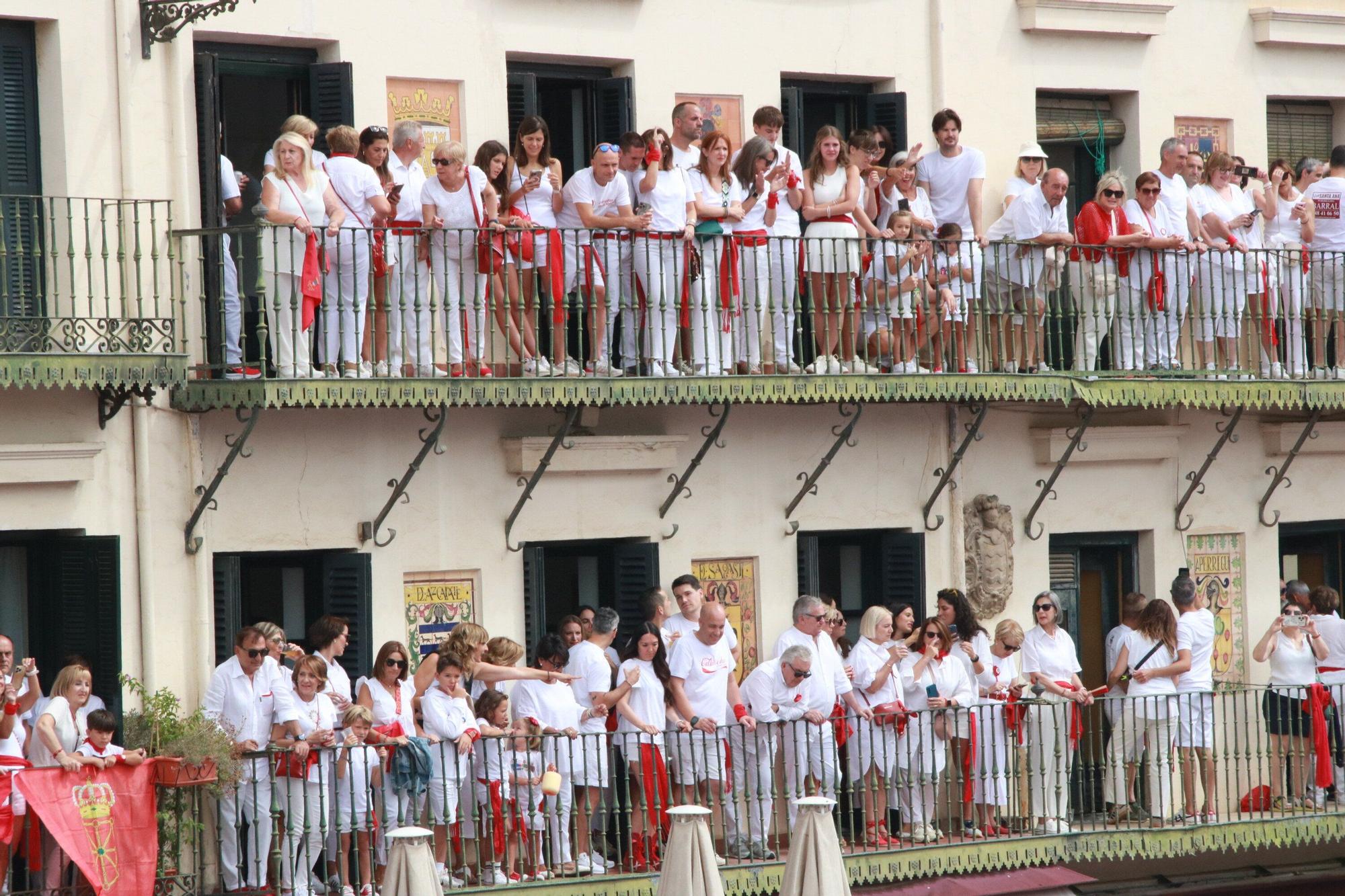 Fotos del cohete de las fiestas de Tudela 2025