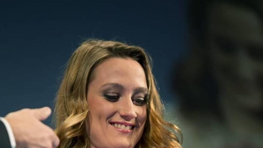 La nadadora Mireia Belmonte recibe el nombramiento de hija predilecta por parte del Ayuntamiento de Badalona, su ciudad natal.
