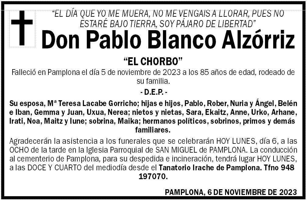 Pablo Blanco Alzórriz