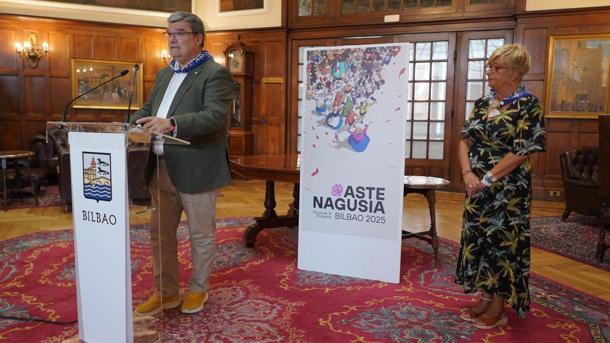 Juan Mari Aburto presenta el balance de esta edición de Aste Nagusia