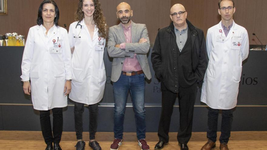 De izquierda a derecha, Patricia Segura, Amaia Campo, Roberto Aguado, Juan Manuel Casas y David Iriarte