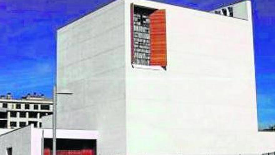 El proyecto de la iglesia Iesu de Moneo, en el Museo Cementos Rezola