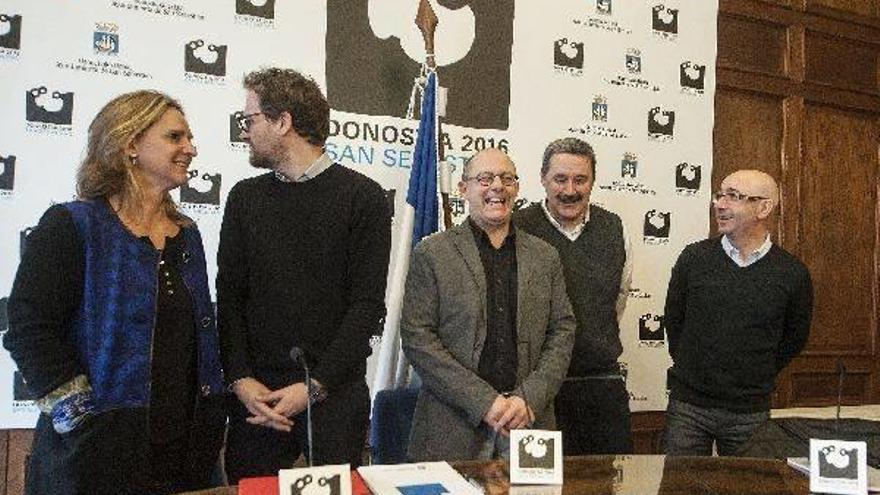 Txuri Aranburu, Pablo Berástegui, Juan Karlos Izagirre, Euken Sesé y Manu Narváez, miembros de la comisión técnica de 2016.