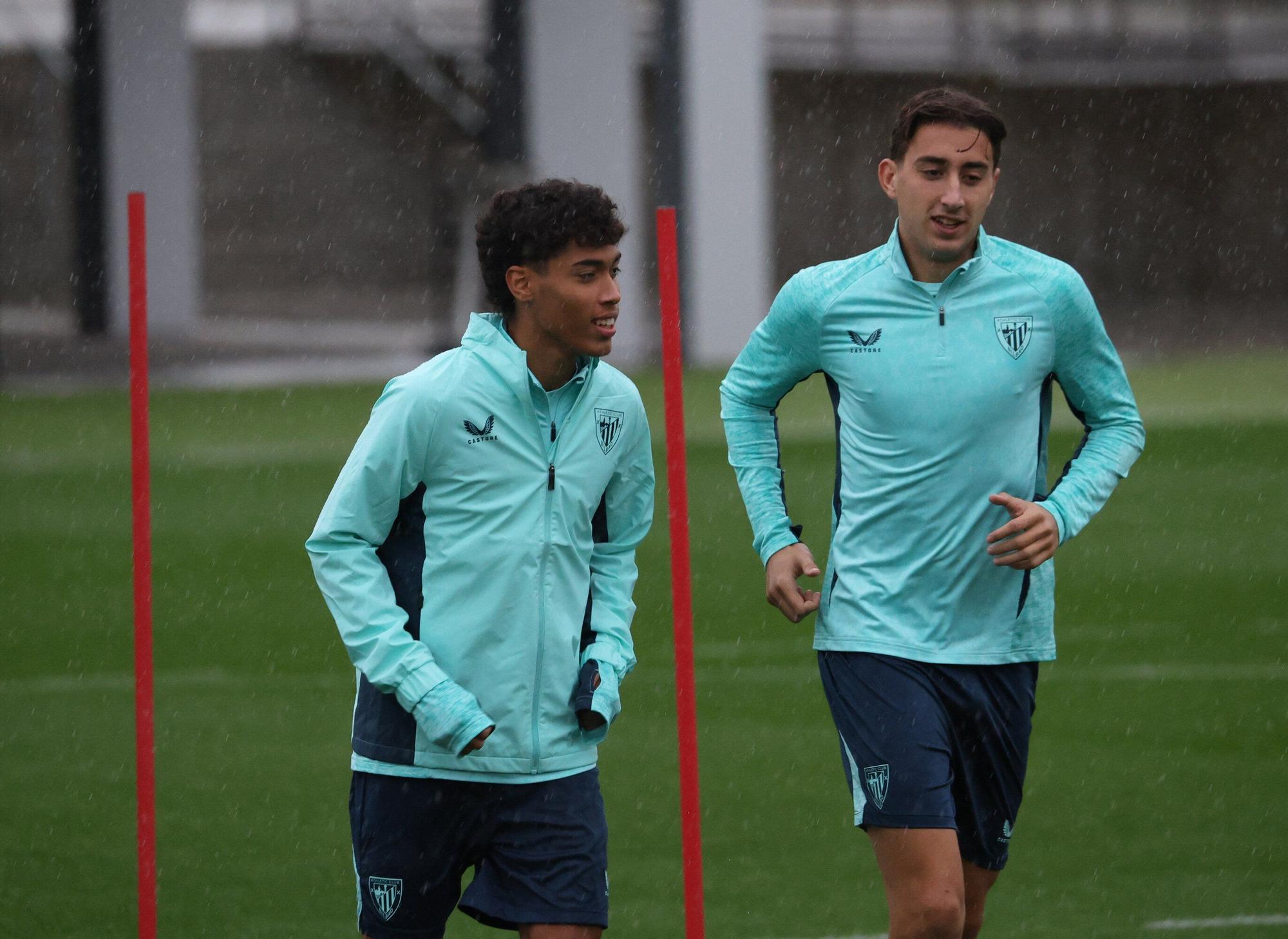 Entrenamiento del Athletic en Lezama