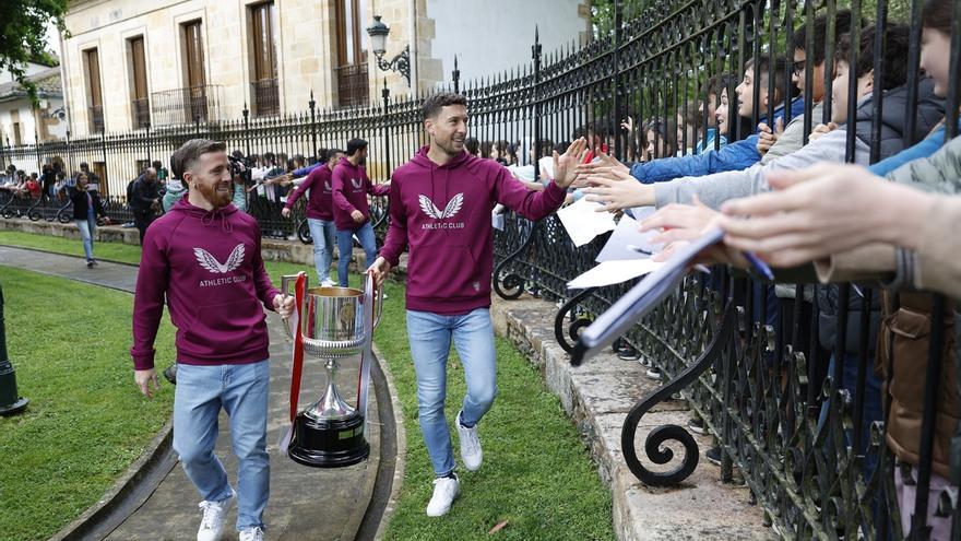 Los aficionados del Athletic podrán fotografiarse con la Copa en San Mamés