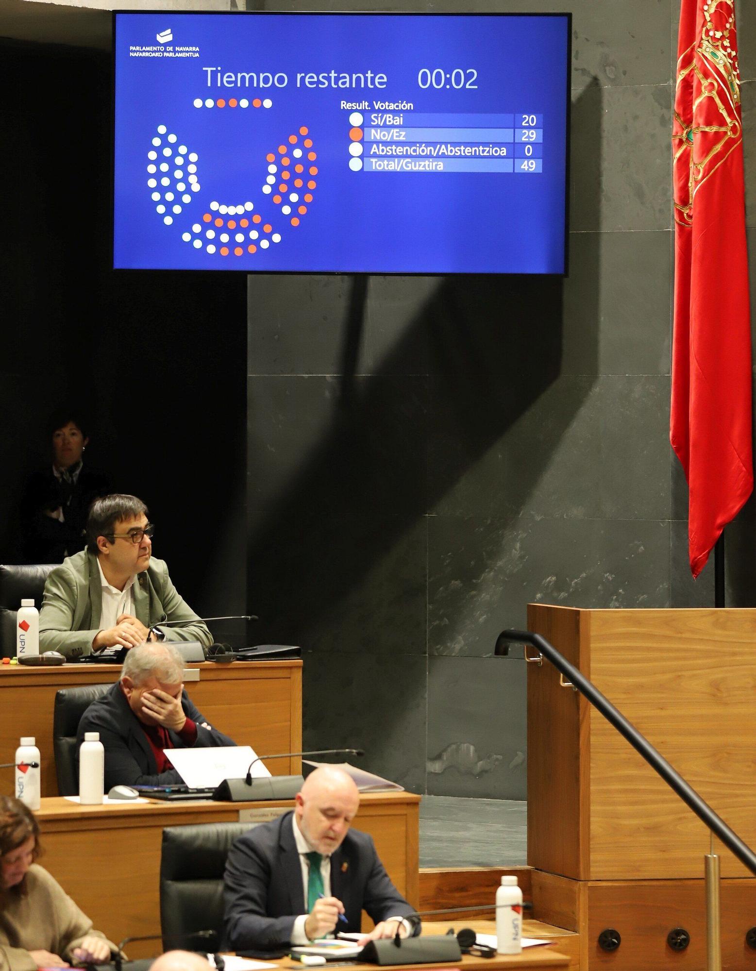 Segunda jornada del Debate sobre el Estado de la Comunidad en el Parlamento de Navarra