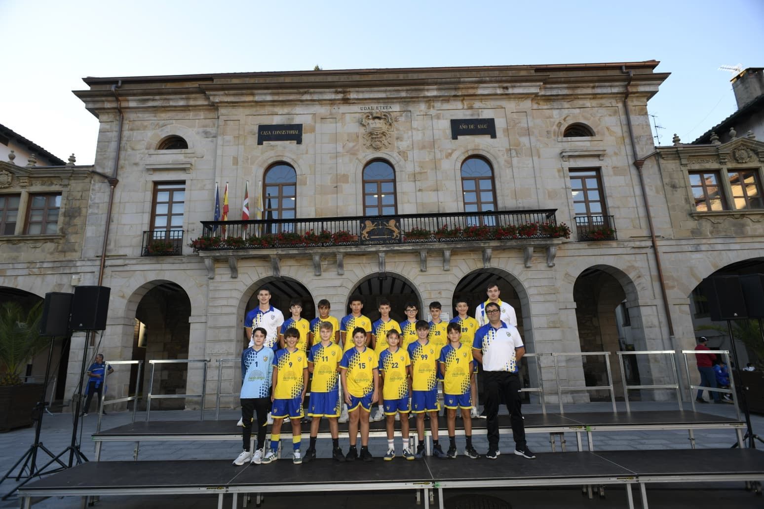 Presentación de los clubes deportivos de Urretxu y Zumarraga