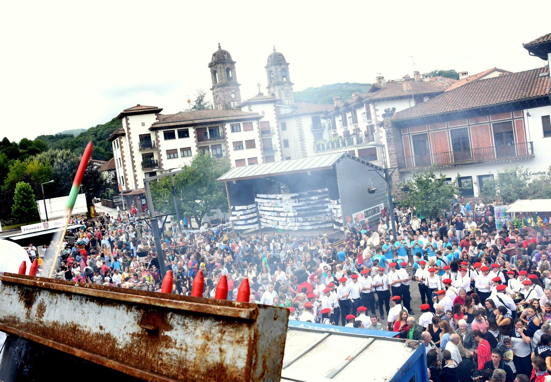 Fotos del chupinazo de Elizondo