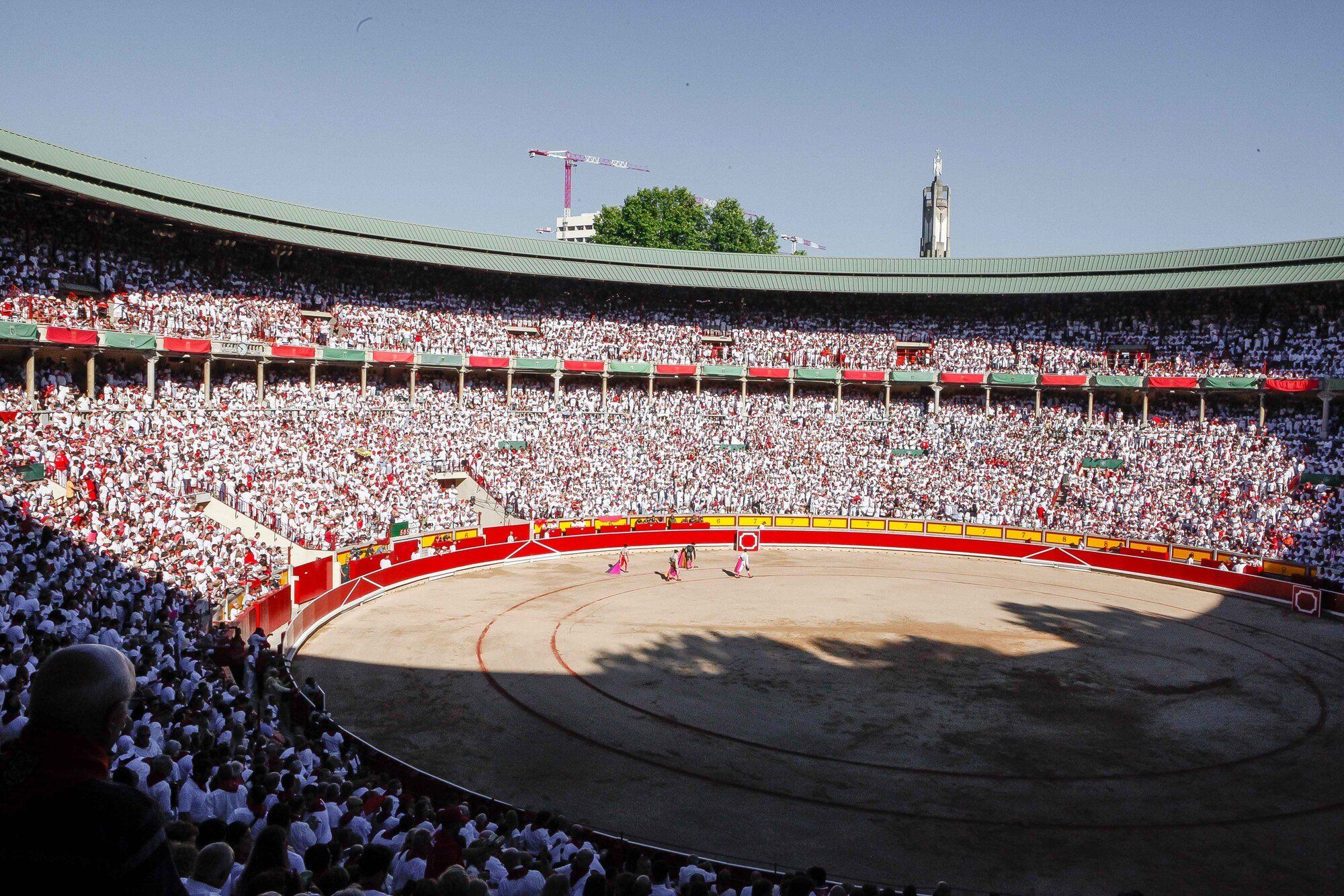 Ambiente en la Plaza de Toros el día 8 de julio