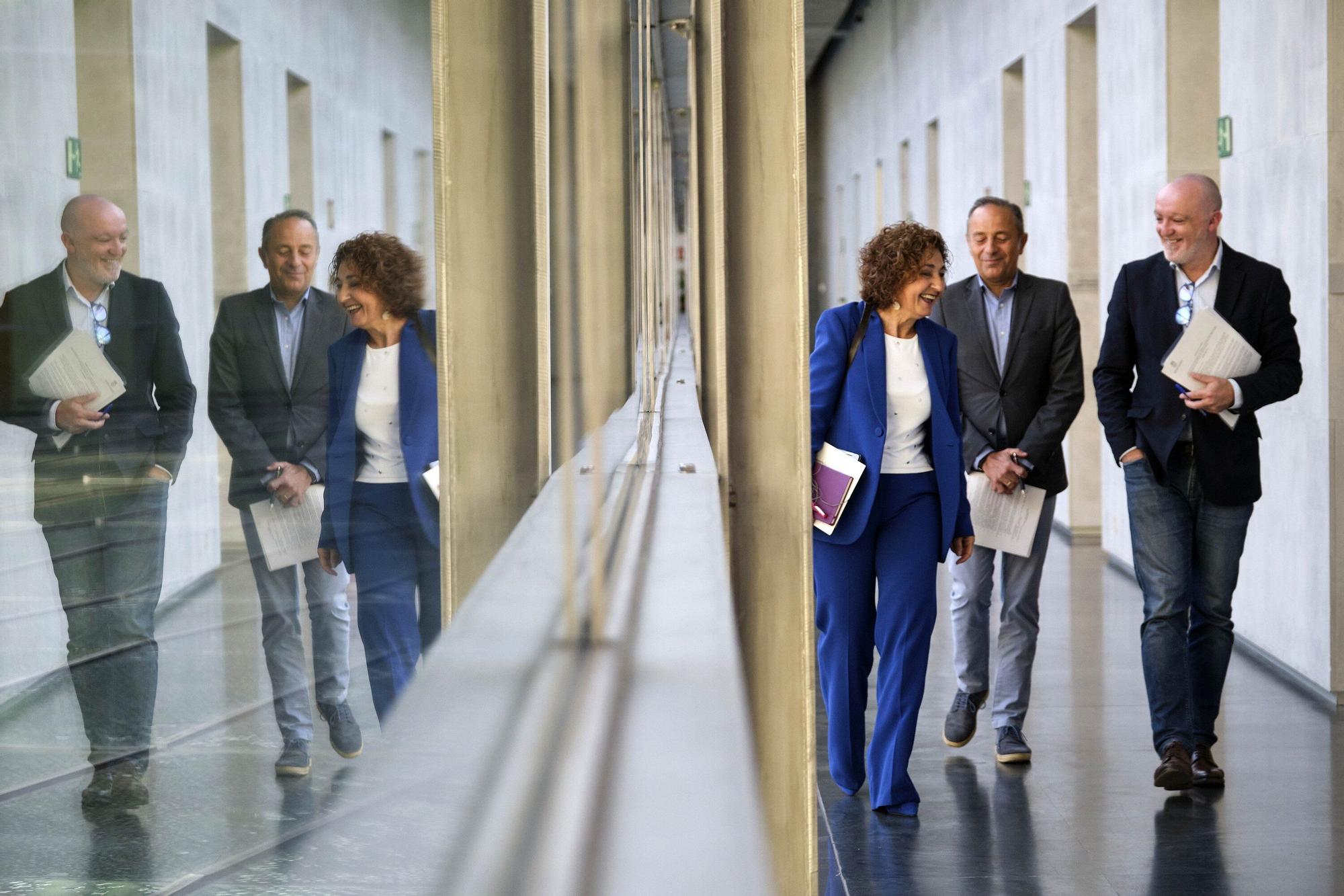 Mesa de Junta y Portavoces del Parlamento de Navarra, este lunes 6 de octubre