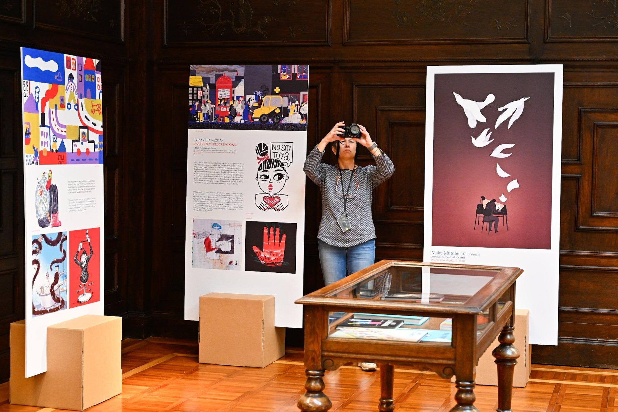 En imágenes: Exposición y actividades con motivo de "Ilustrazioaren eguna"