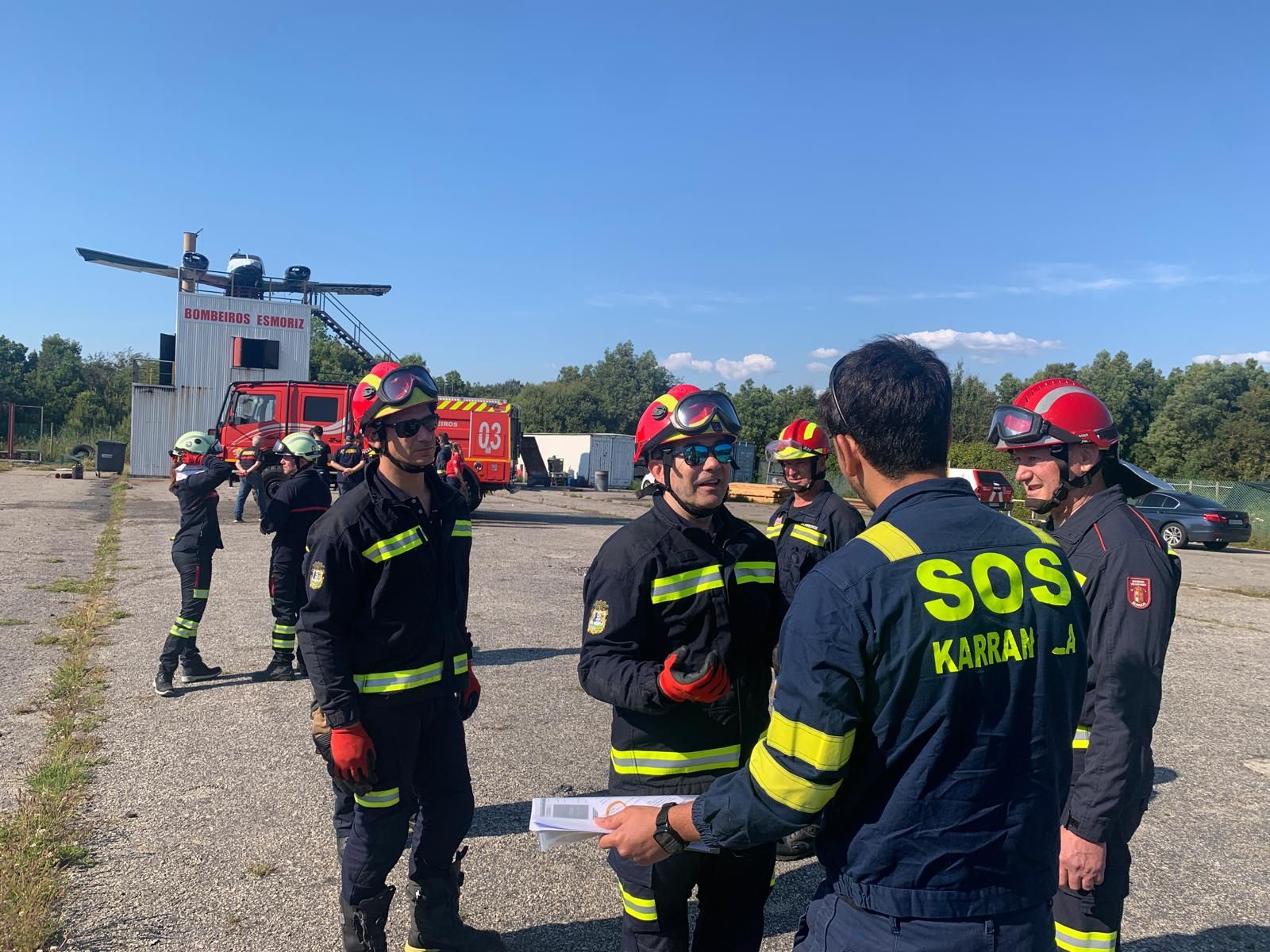 En imágenes: Protección Civil devuelve la visita a los bomberos de Portugal