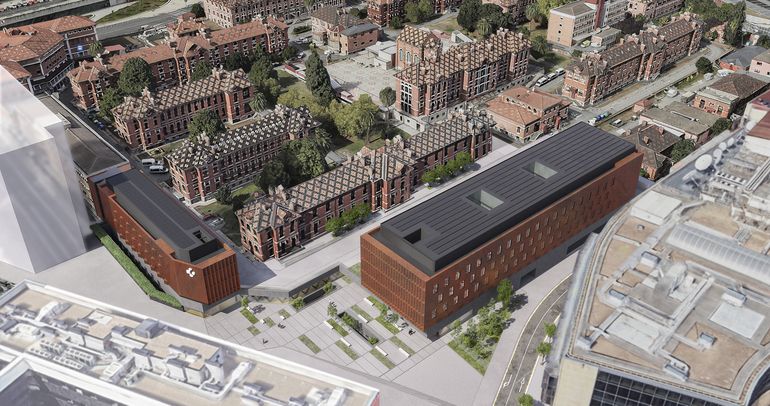 En imágenes: Las obras del nuevo edificio de consultas externas del Hospital de Basurto arrancan en octubre