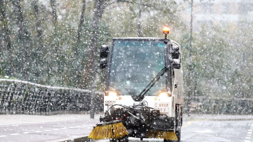 Bidegi activa el dispositivo invernal ante el aviso amarillo por nieve para los próximos días