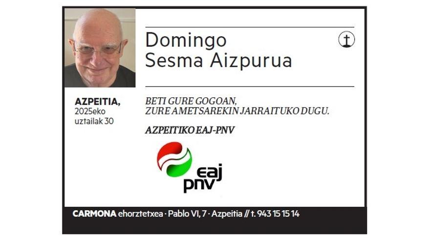 DOMINGO SESMA AIZPURU