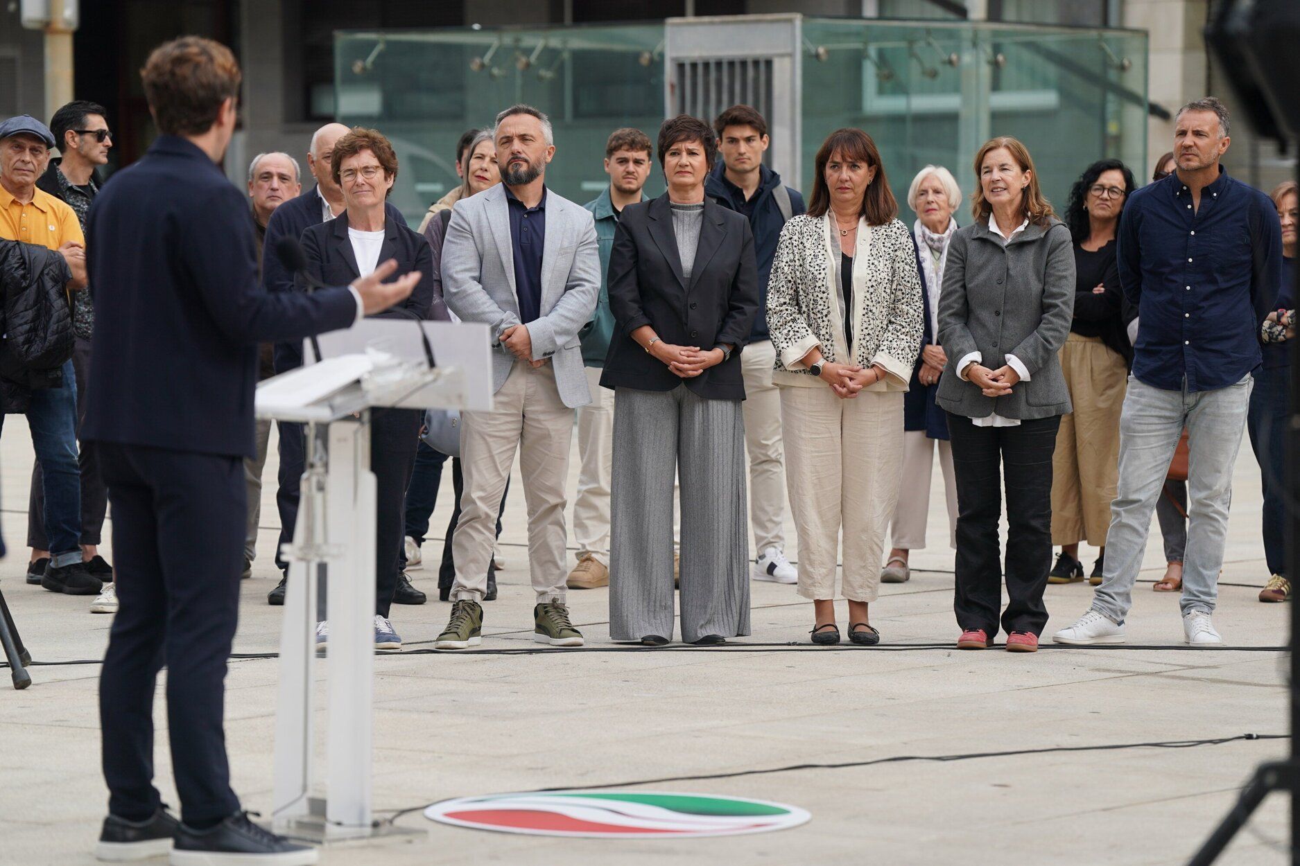 Los concejales del PNV en el Ayuntamiento de Donostia han arropado a Insausti