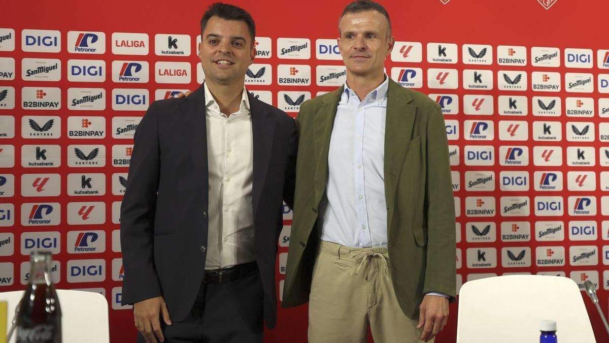 Mikel González y  Jon Uriarte
