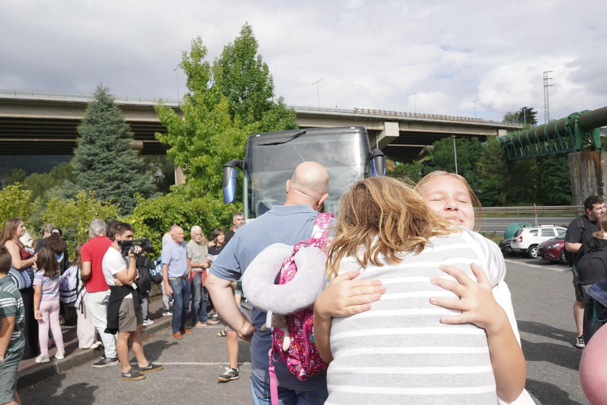 En imágenes: El regreso a Ucrania tras un verano maravilloso en Euskadi