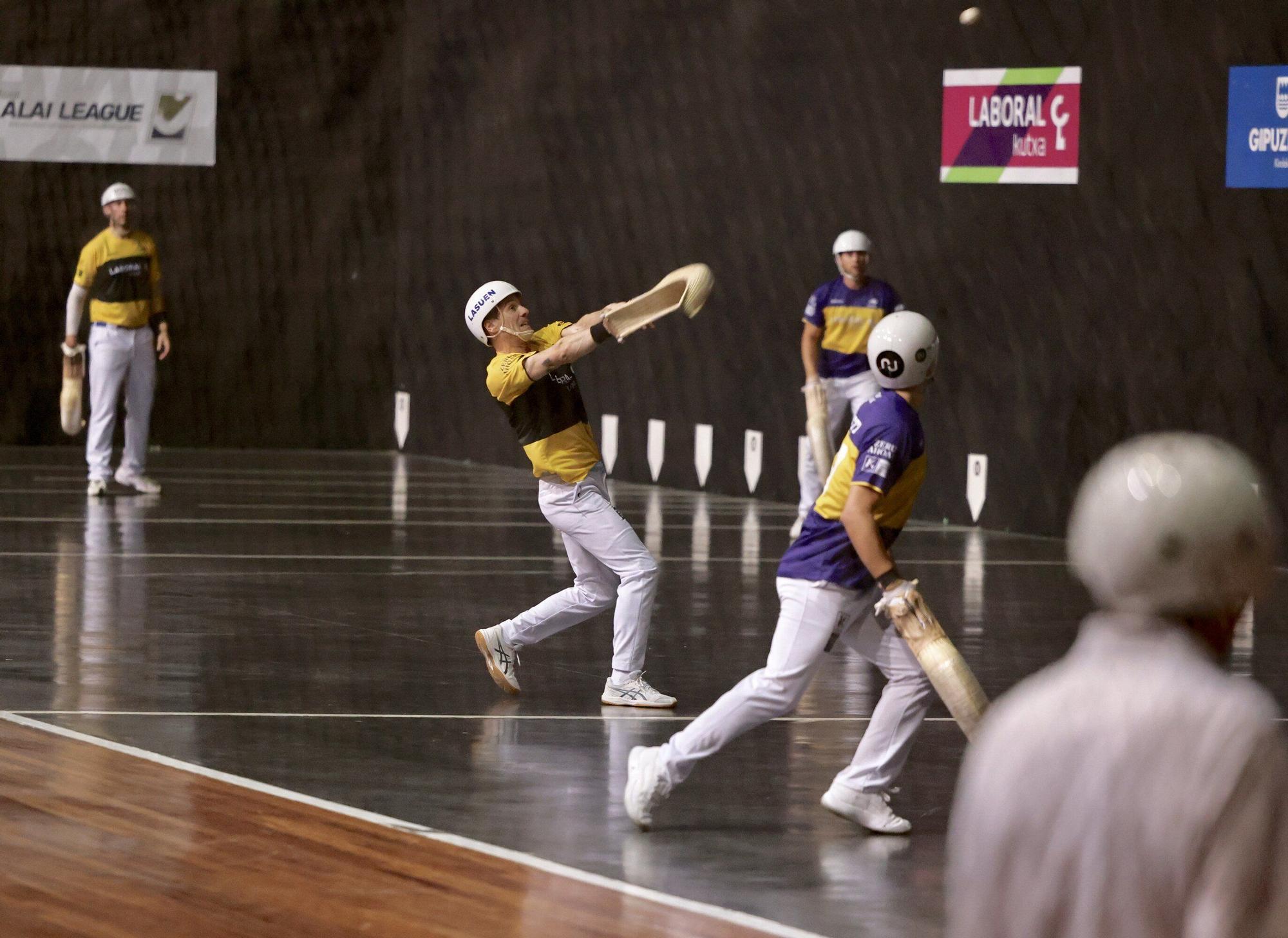 Barandika-López y Elaia-Maia, campeones de la Jai Alai League ante Urreisti-Basque y Sorozabal-Arai