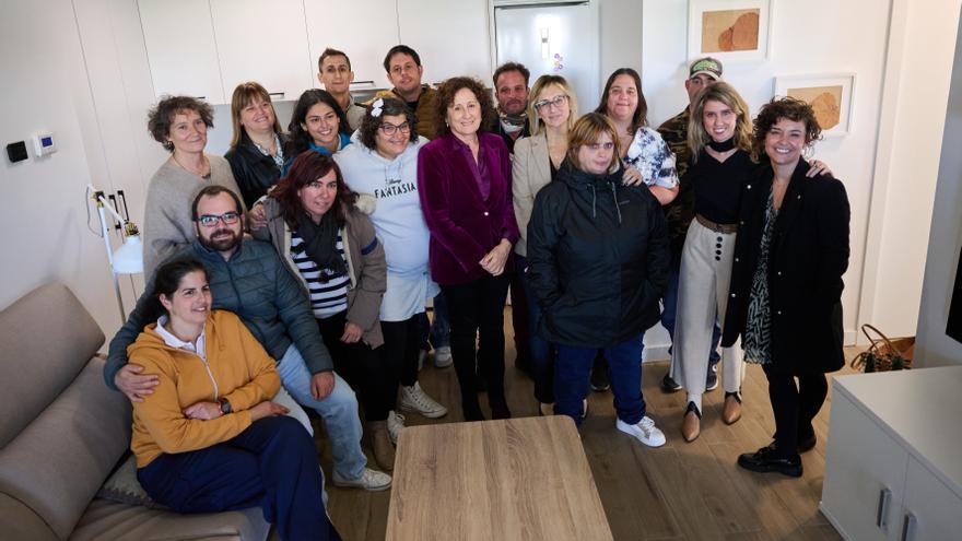 Navarra financia 12 nuevas plazas en pisos para personas con discapacidad intelectual en Tudela