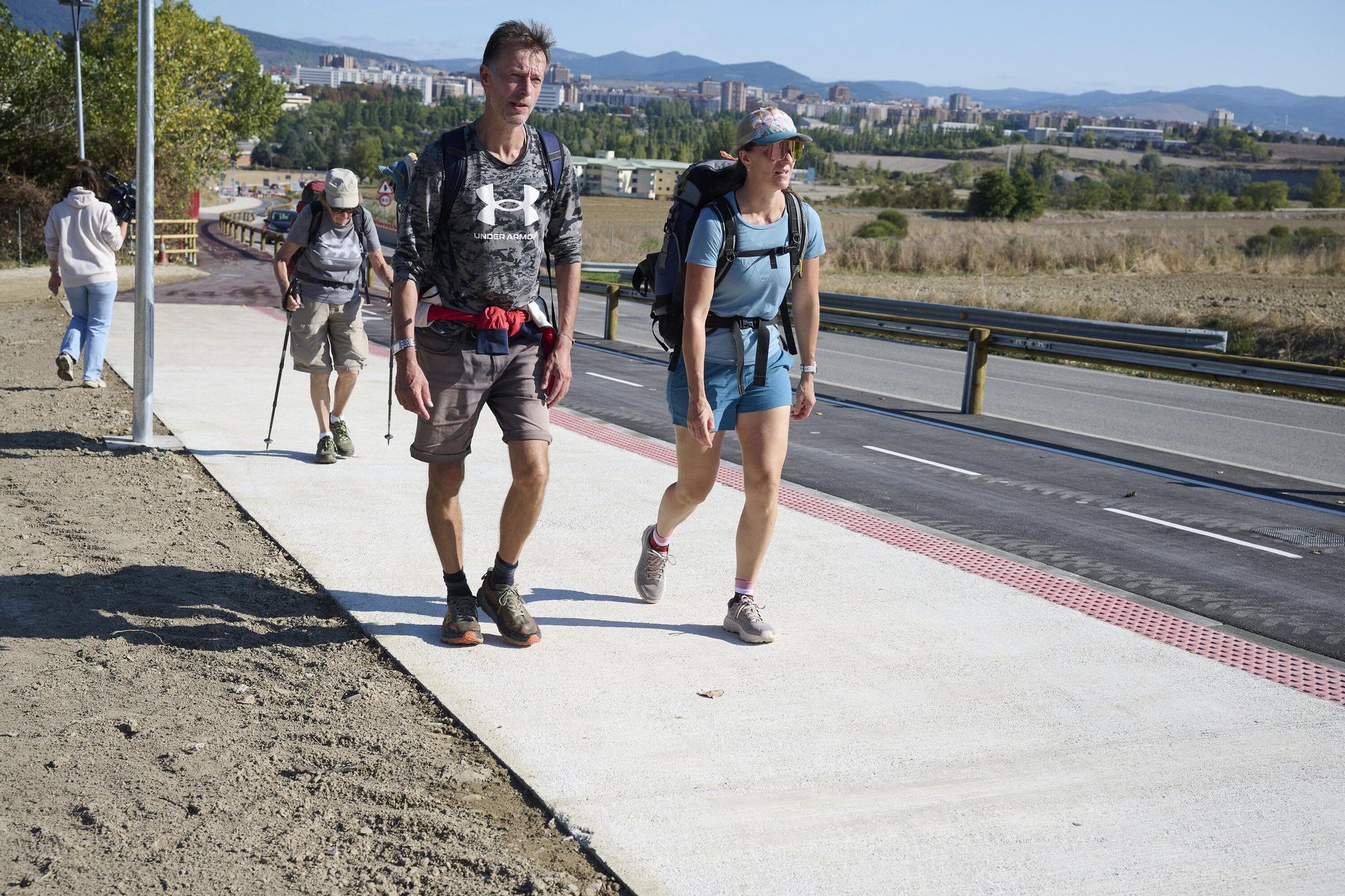 Fotos de la visita al carril bici entre Pamplona y Cizur Menor por el Camino de Santiago