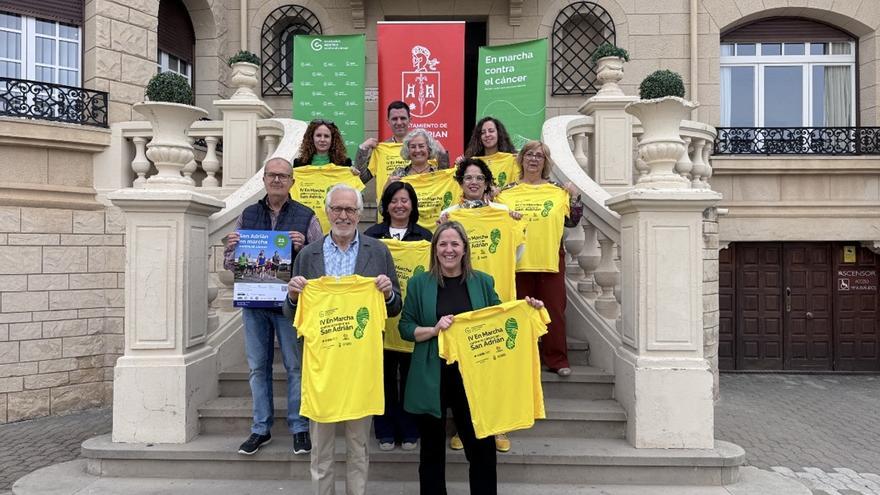 San Adrián marchará el 21 de junio contra el cáncer