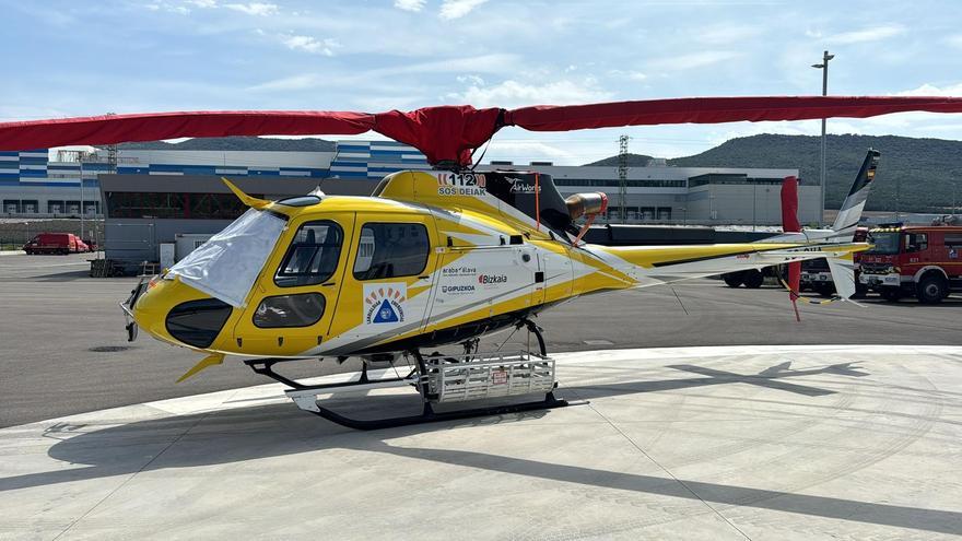 Euskadi se ofrece a colaborar con su helicóptero antiincendios para extinguir los fuegos en el norte de Castilla y León